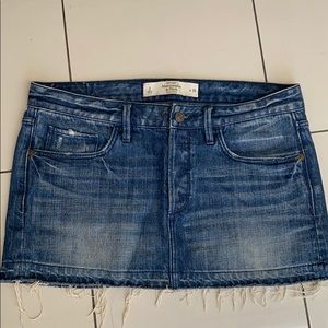 Abercrombie & Fitch Denim Mini Skirt